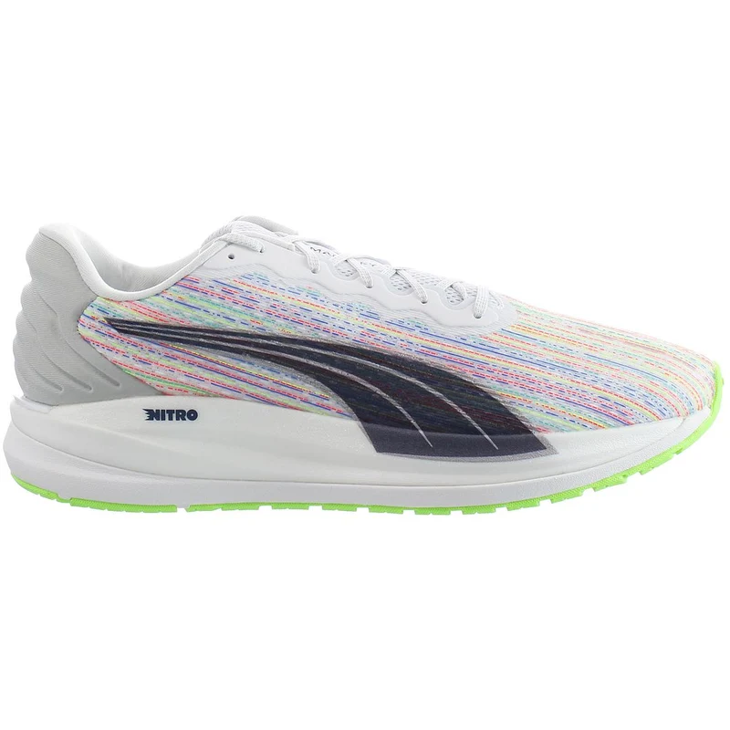 Puma Magnify Nitro SP Mens White Running Shoes 8