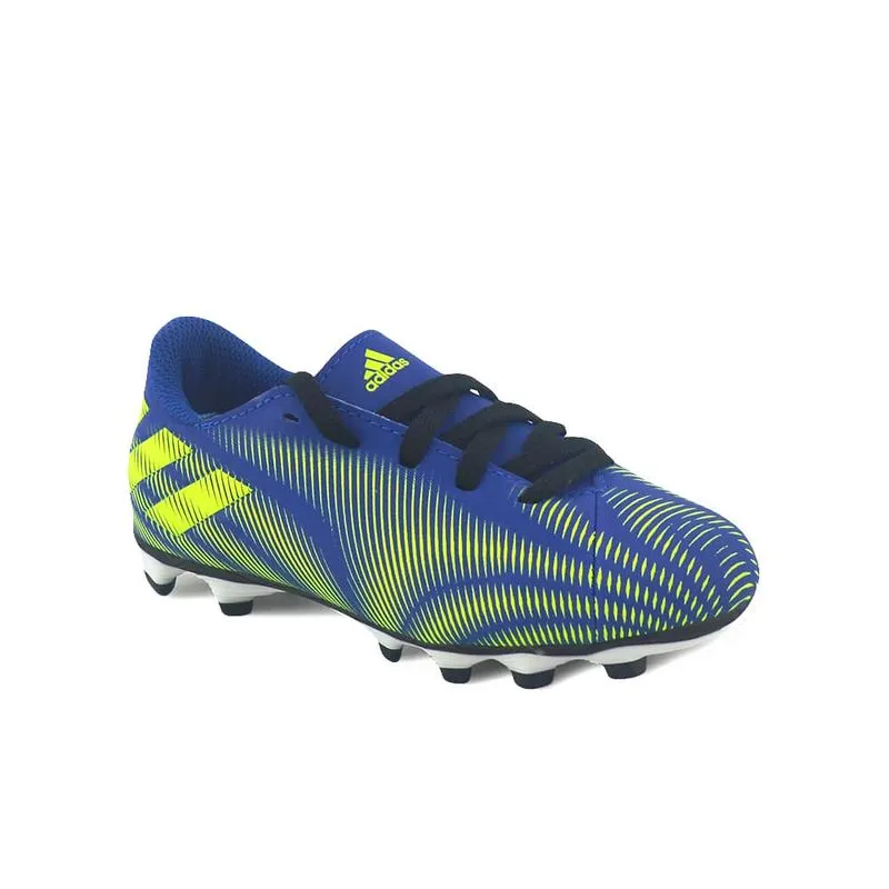 Botin Adidas Niño Nemeziz.4 FG Azul/Verde Talle: 36.5 - Color: Azul/Verde