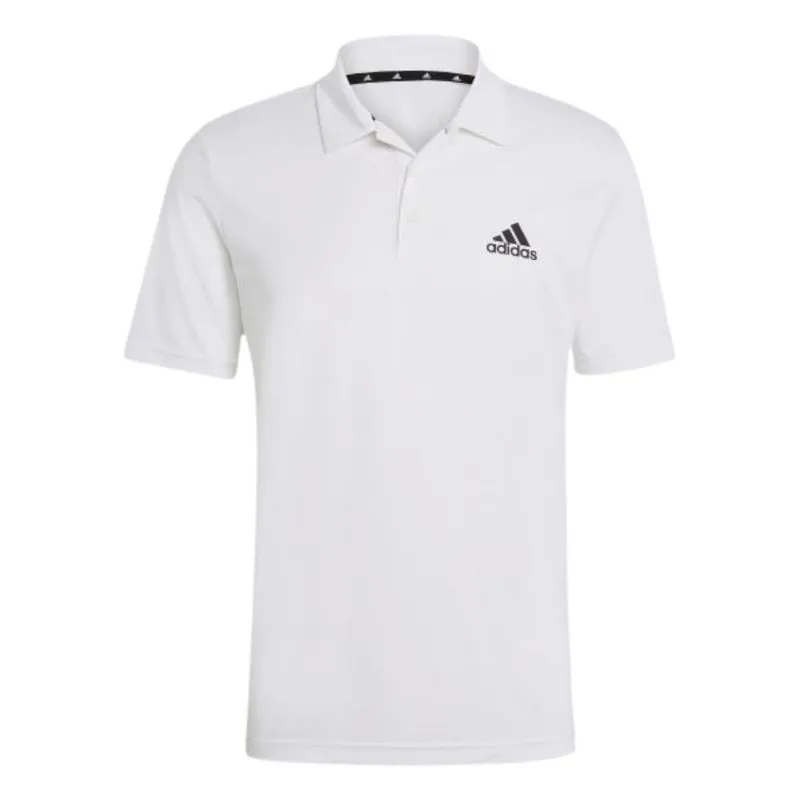 Camisa Polo Adidas Aeroready Designed To Move Sport Branco