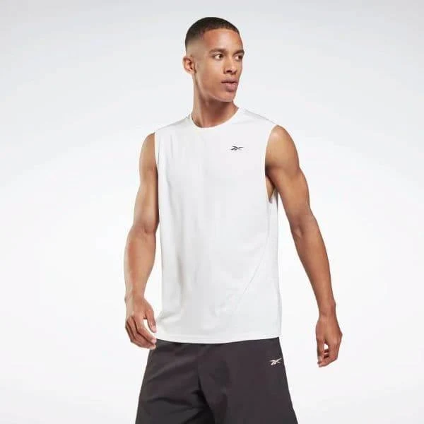 חולצת ריבוק ללא שרוול לגבר Reebok H34785 WOR SLVLS TECH TEE L