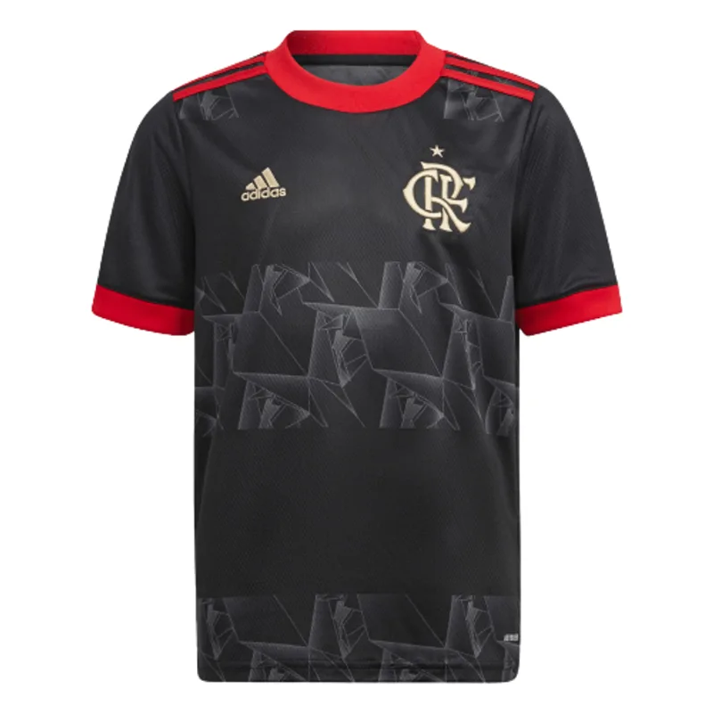 Camisa Flamengo Infantil Jogo 3 Adidas 2021 14