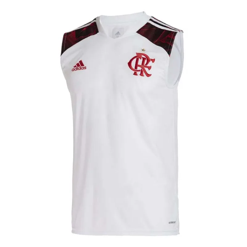 Regata Flamengo Jogo 2 Adidas 2021 Branco M