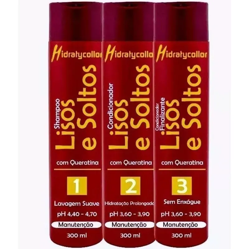Mairibel Kit Manutenção Nanotechliss 3 Itens Liso E Solto