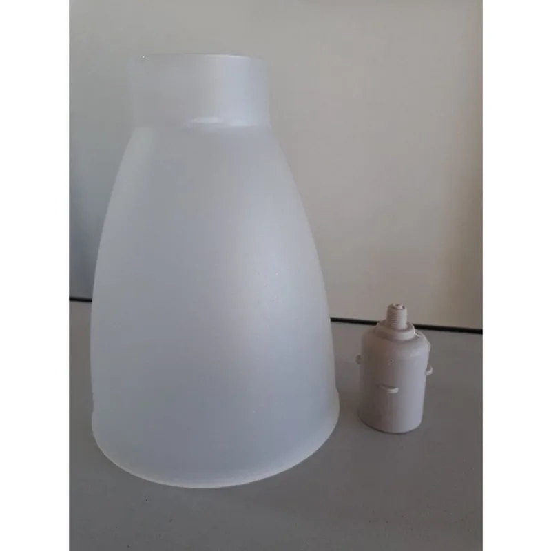 Kit Luminária Cone Plástico para Ventilador de Teto