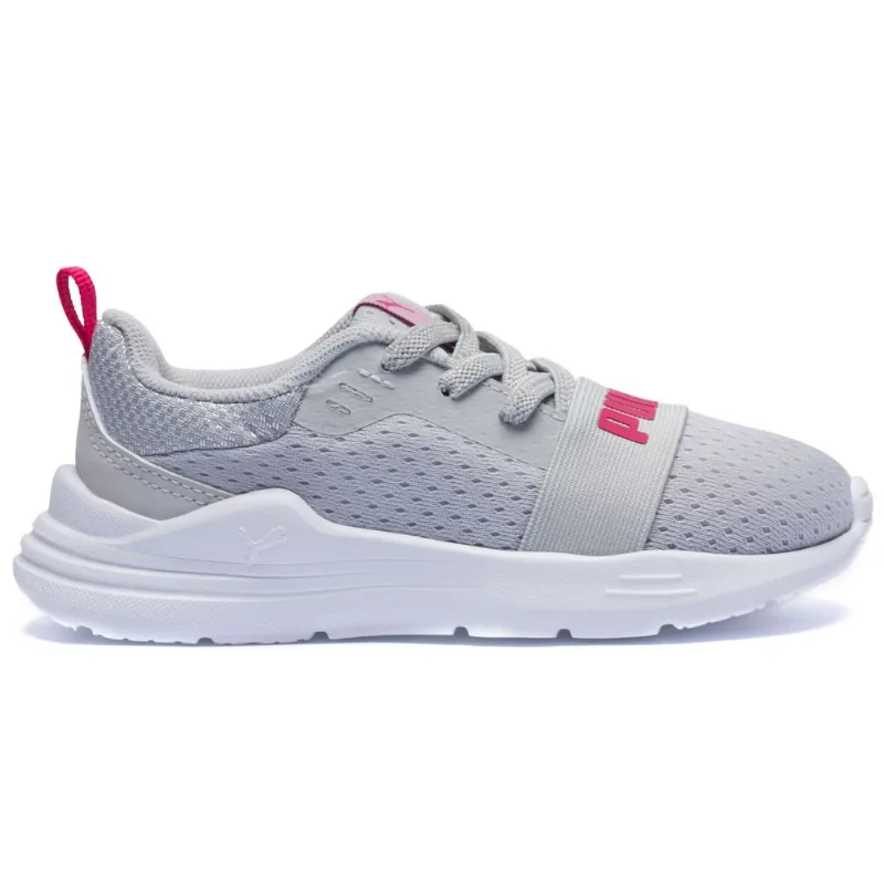 Tênis Infantil Puma Wired Run Ac Cinza 25