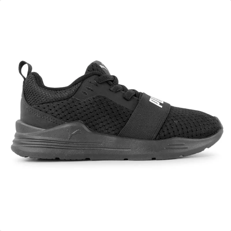 Tênis Puma Wired Run Infantil 28 / Preto / Branco