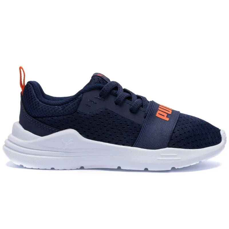 Tênis Infantil Puma Wired Run Ac Azul 25