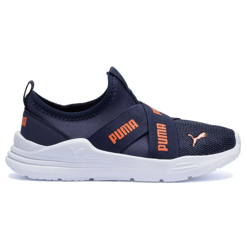 Tênis para Bebê Puma Wired Run Slip-On Azul 19