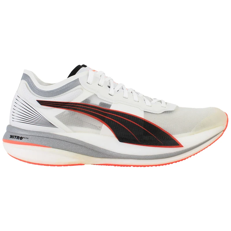 Puma Deviate Nitro Elite Womens White Running Shoes 5.5