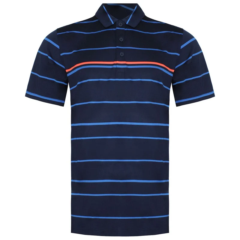 Puma MATTR Border Line Mens Navy Golf Polo Shirt XXL