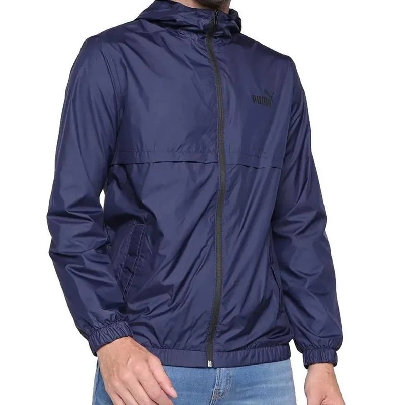Jaqueta Corta Vento Puma Essentials Solid Masculino - Marinho