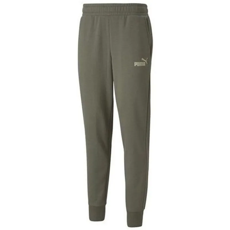 Calça Puma Essentials Logo fl cl Masculino - Verde