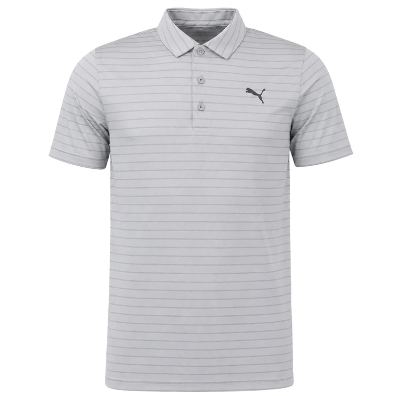Puma Rotation Stripe Mens Grey Polo Shirt 3XL