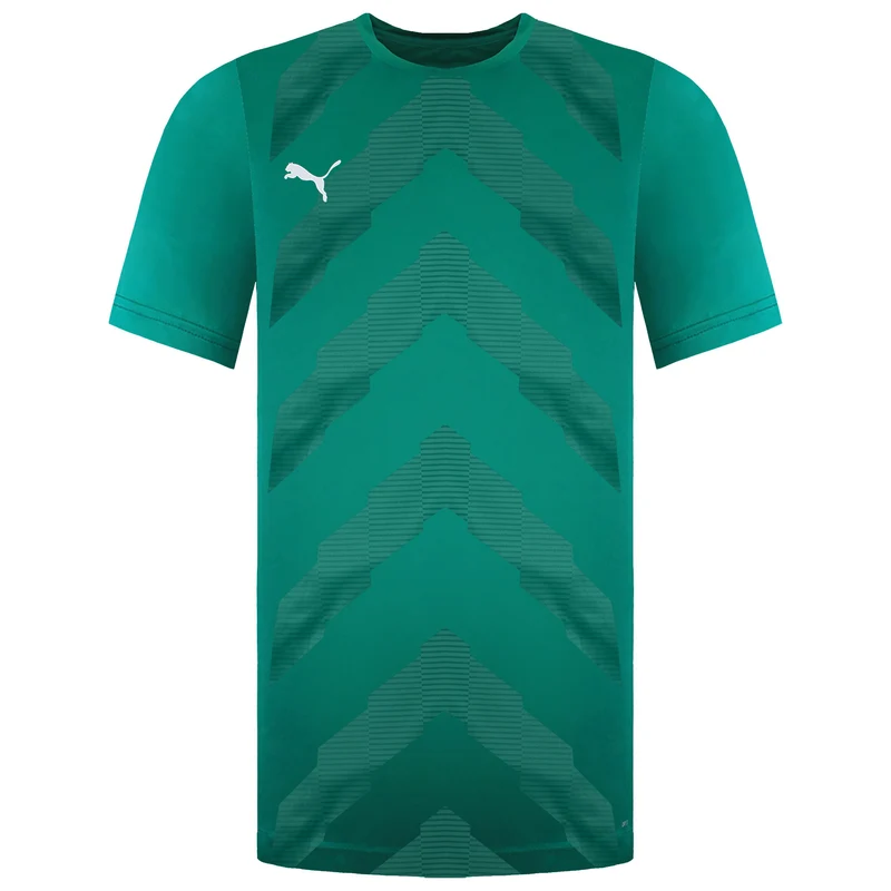 Puma TeamGlory Mens Green Football Top XL