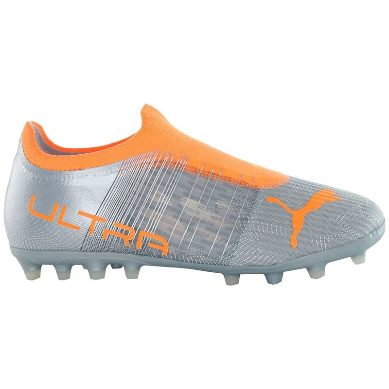 Puma Ultra 3.4 MG Kids Silver Football Boots 4