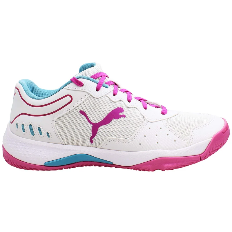 Puma Solarsmash RCT Womens White Padel Shoes 4
