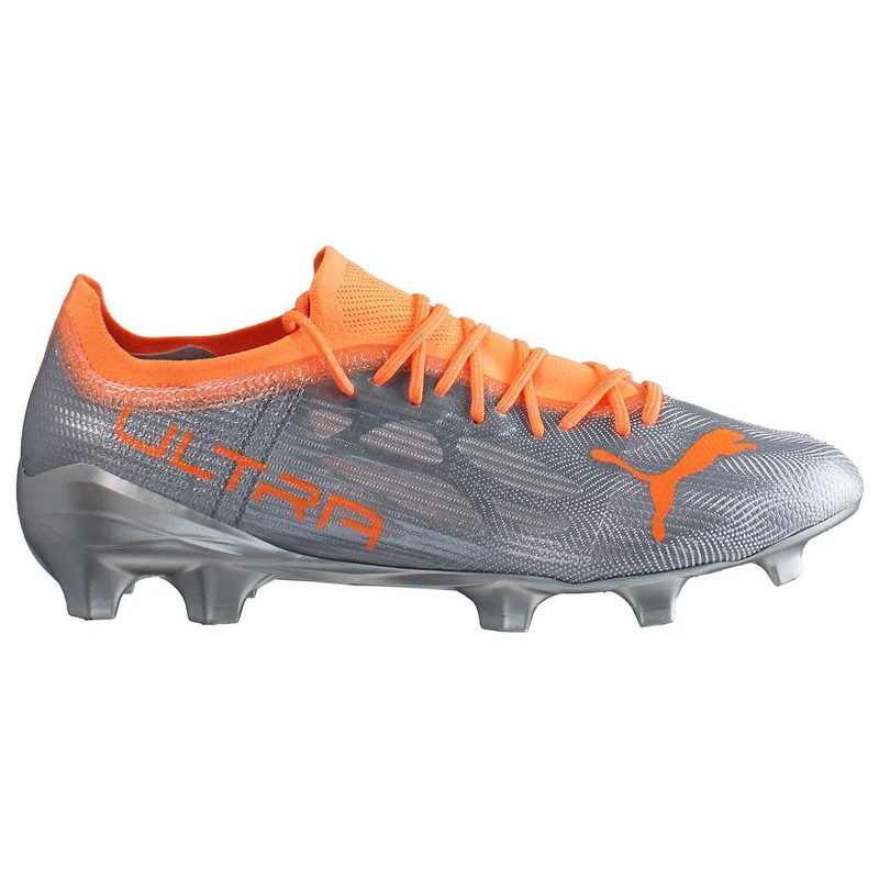 Puma Ultra 1.4 FG/AG Silver Mens Football Boots 4.5
