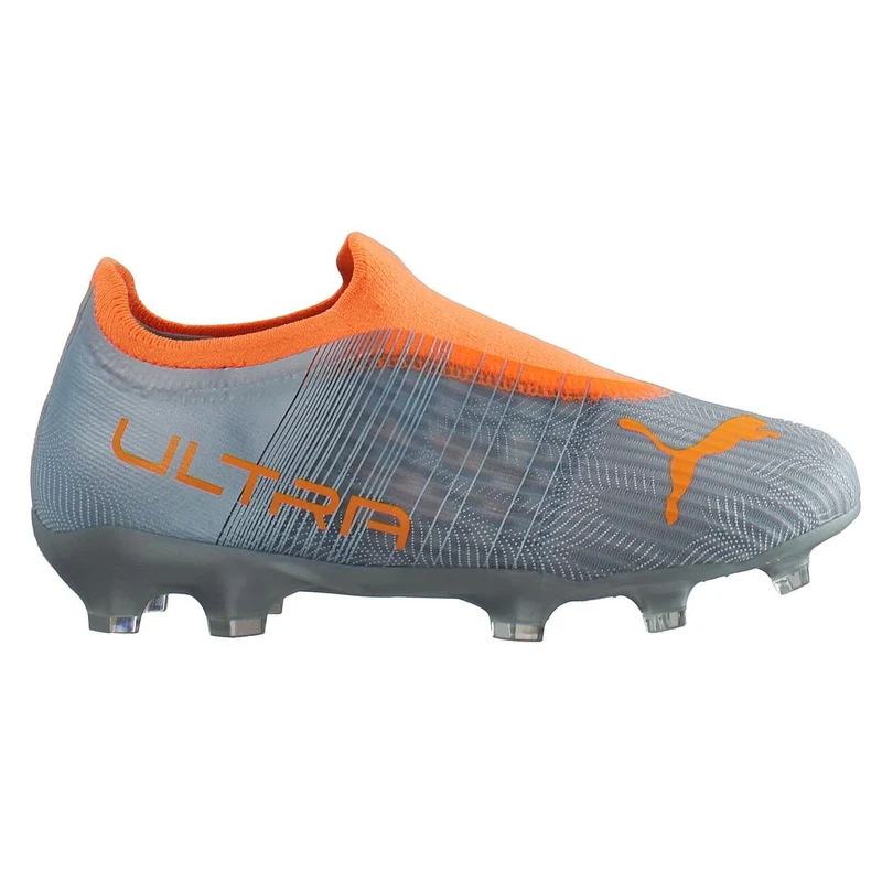 Puma Ultra 3.4 FG/AG JR Silver Kids Football Boots 12k