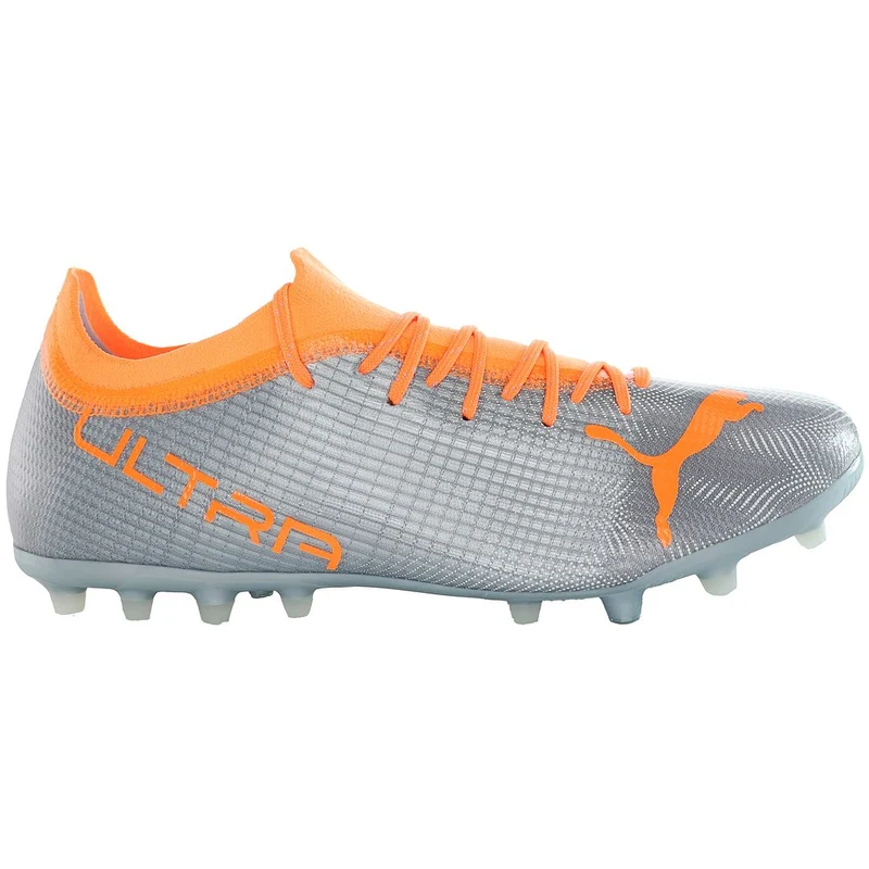 Puma Ultra 2.4 MG Mens Silver Football Boots 9