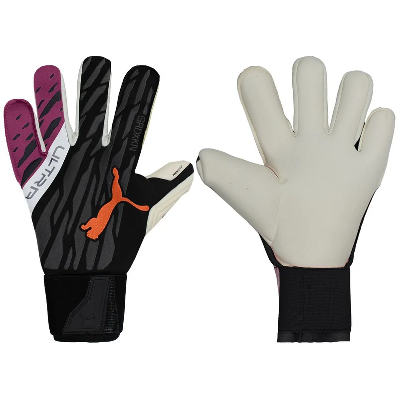 Puma Ultra Grip 1 Hybrid Pro Cat Logo Mens Goalkeeper Gloves 10.5