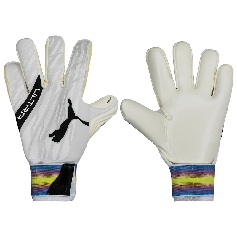 Puma Ultra Grip 1 Hybrid Pro Cat Logo Mens Goalkeeper Gloves 9.5