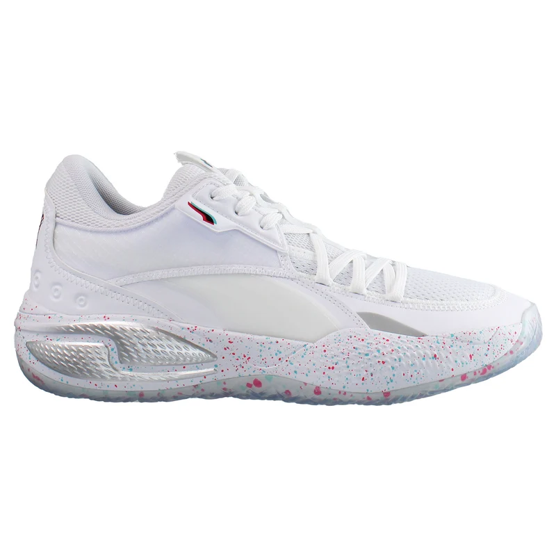 Puma Court Rider TikTok Mens White Tennis Shoes 10.5