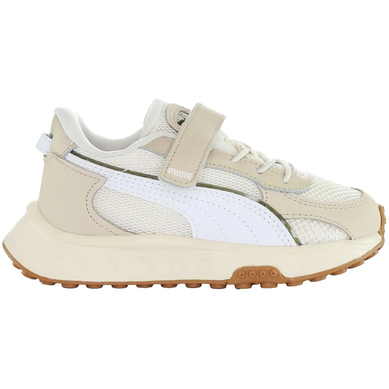 Puma Wild Rider Futurism AC Kids Off White Trainers 8k
