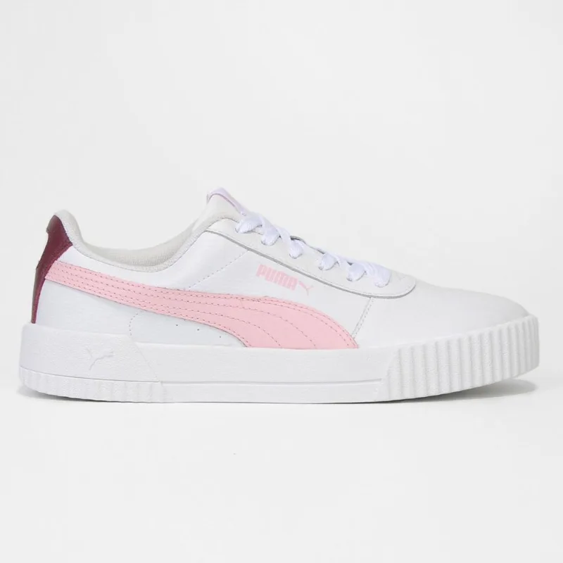Tênis Puma Carina Lux Bdp Feminino - Feminino - Branco+Rosa Claro