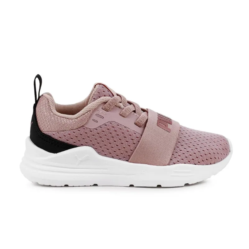 Tênis Puma Wired Run Infantil 25 / Rosa / Branco