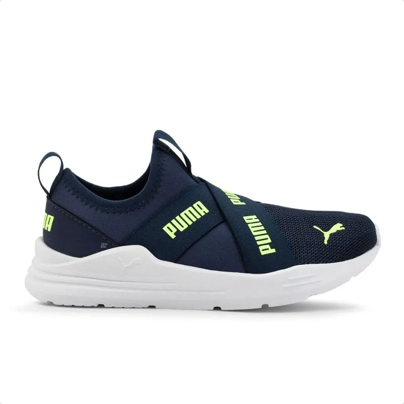 Tênis Puma Wired Run Slip On Ps Bdp 27 / marinho