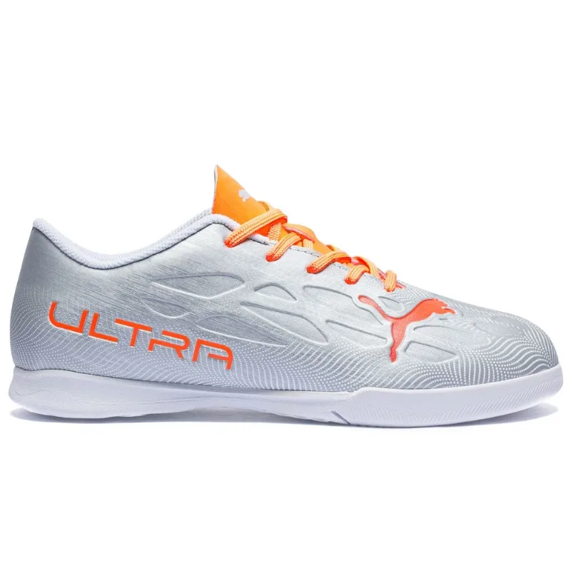Chuteira Futsal Puma Ultra 4.4 IT - Júnior Prata 34