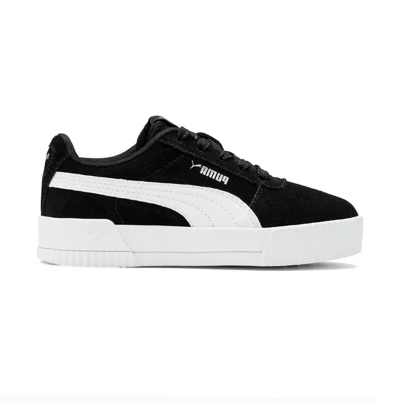 Tênis Puma Carina PS BDP Infantil Preto BLACK/WHITE - 32