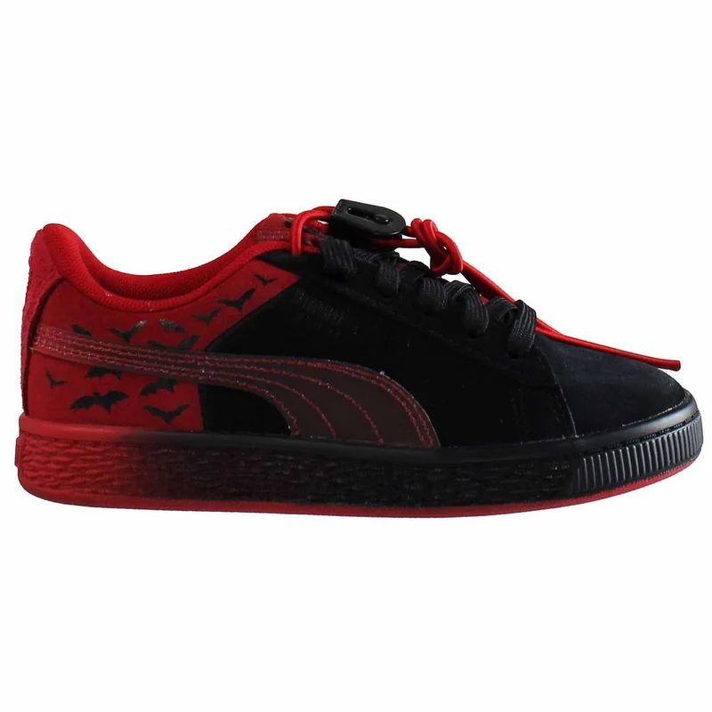 Puma x Batman Kids Black/Red Trainers 1