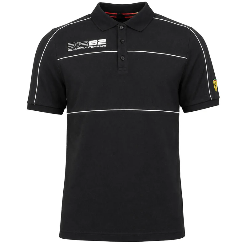 Puma x Scuderia Ferrari Race Mens Black Polo Shirt M