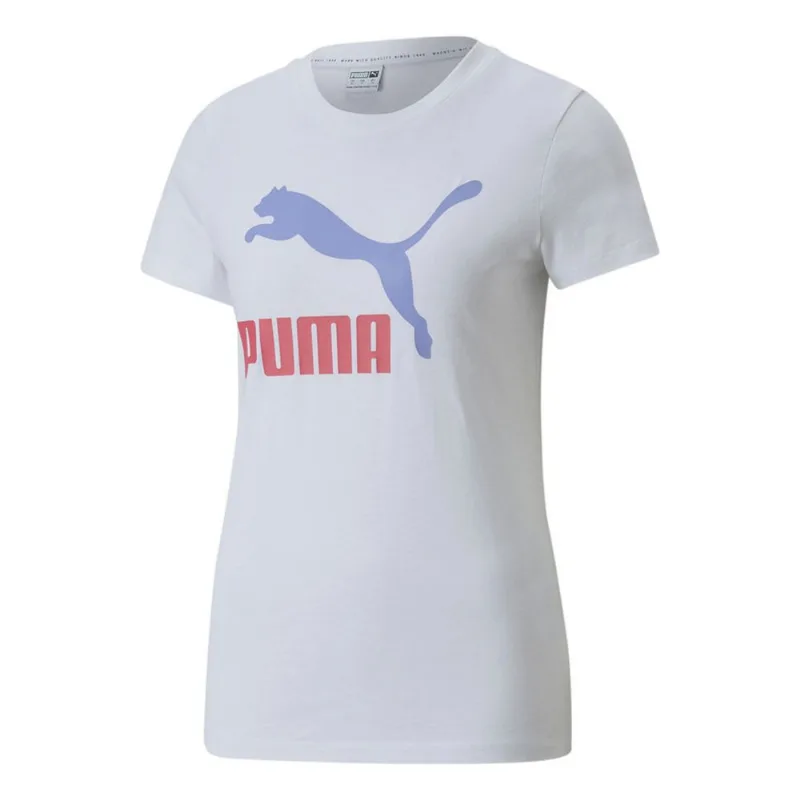 Camiseta Puma Classics Logo Feminino Branco M