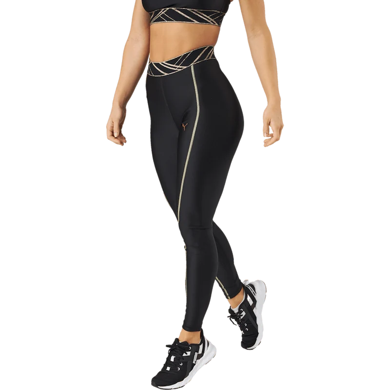 Deco Glam High Waist Full Tigh Puma Black-deco Glam M