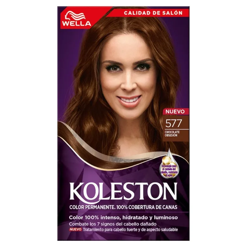 Kit Coloración Permanente Koleston 577 Chocolate Obsesión