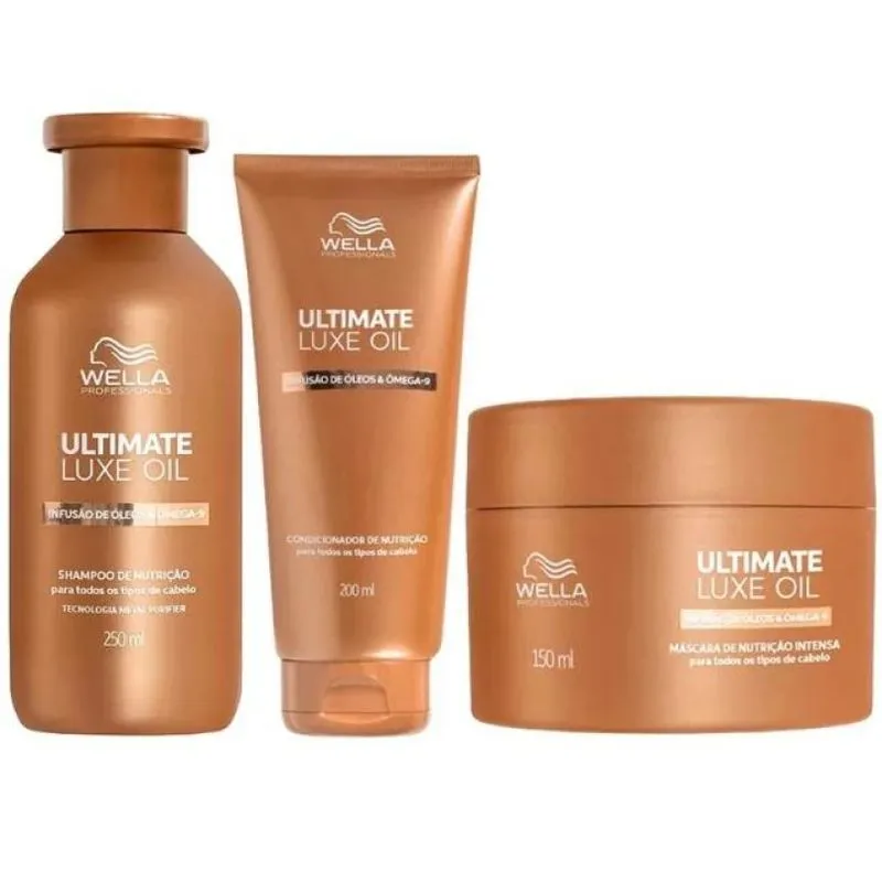 Wella Professionals Ultimate Luxe Oil Trio Care (3 Produtos)