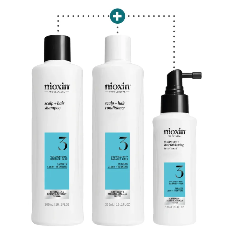Kit Para Adelgazamiento Y Caída Capilar Sistema 3 - Nioxin Kit