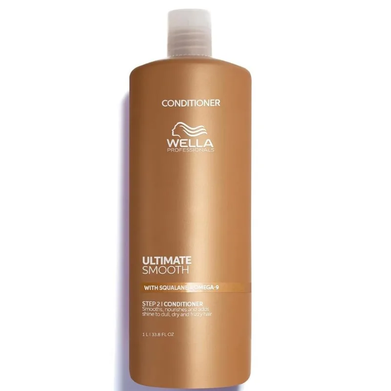 Acondicionador 1lt. Para Cabello Seco Ultimate Smooth Wella