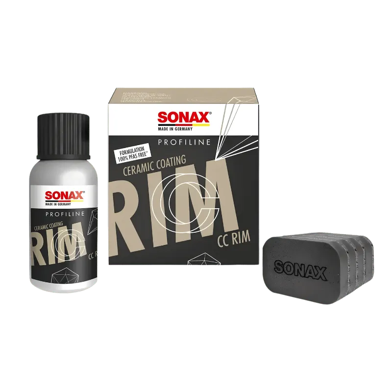 CC Rim Sonax Coating Cerâmico Profiline para Rodas 50ml Kit com 4 Aplicadores