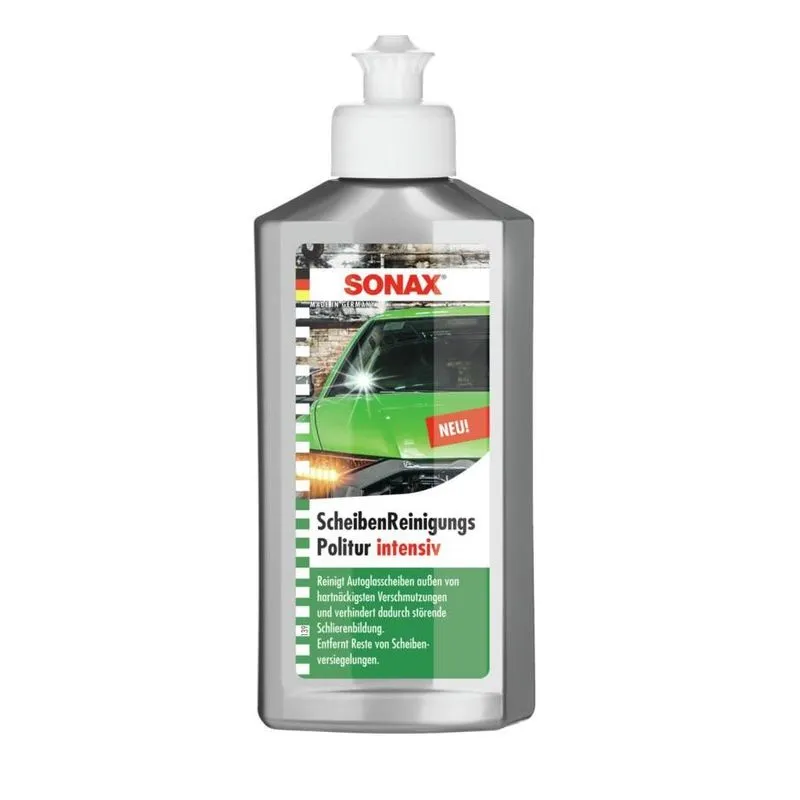 Sonax Glass Polish Intensive Remove Manchas E Limpa Vidros