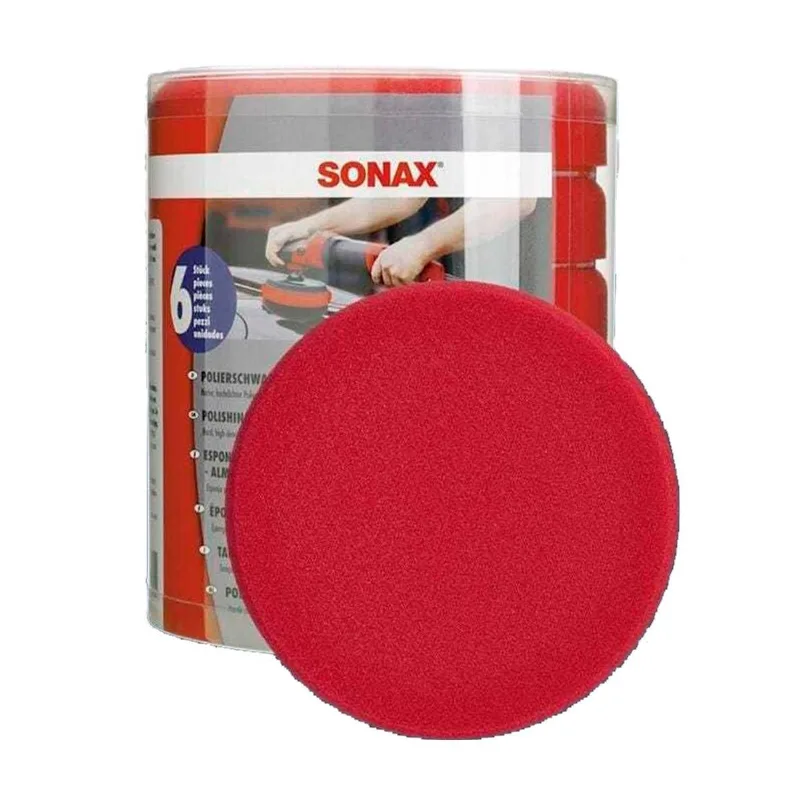Boina De Espuma Vermelha 80mm (unidade) - Sonax