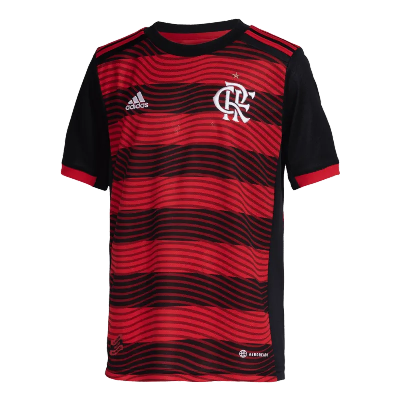 Camisa Flamengo Infantil Jogo 1 Adidas 2022 8