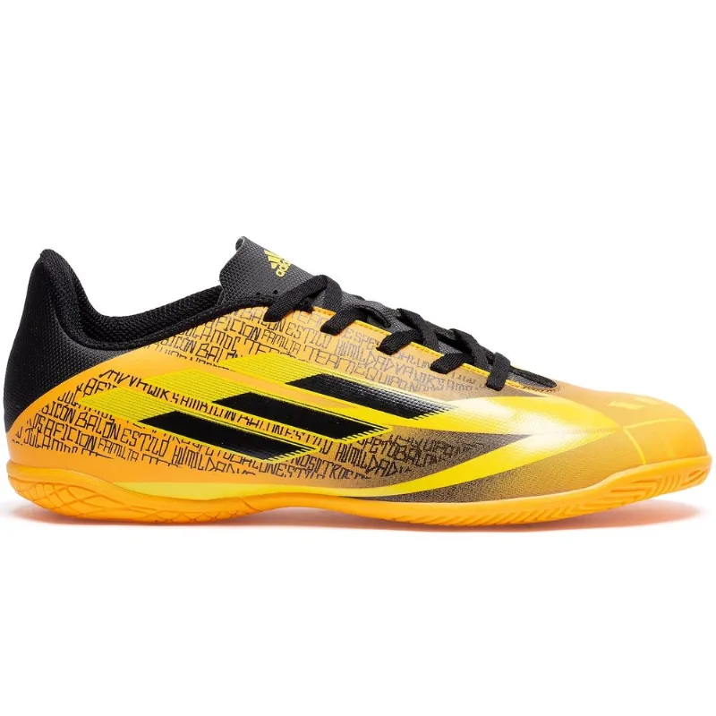 Chuteira Futsal adidas X Speedflow Messi 22.4 - Juvenil Ouro 33