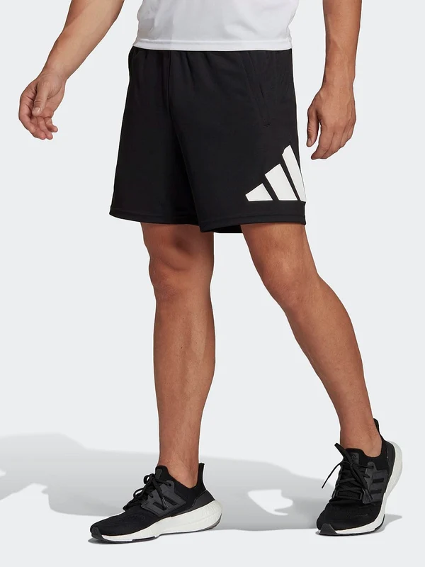 Train Essentials Logo Training Shorts BLK/WHT / XL/7