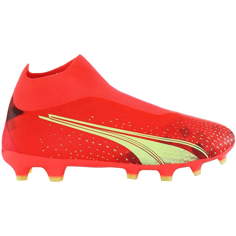 Puma Ultra Match+ LL FG/AG Mens Orange Football Boots 8