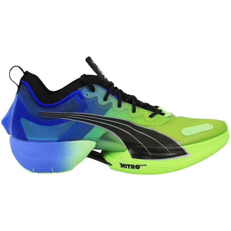 Puma Fast-R Nitro Elite Mens Green Running Shoes 7.5