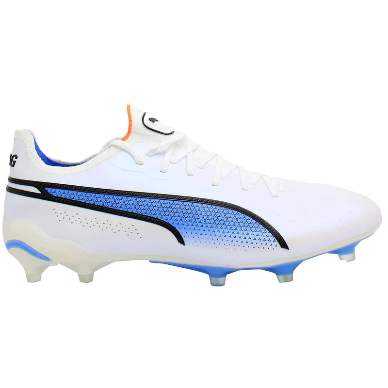 Puma King Ultimate FG/AG Womens White Football Boots 4