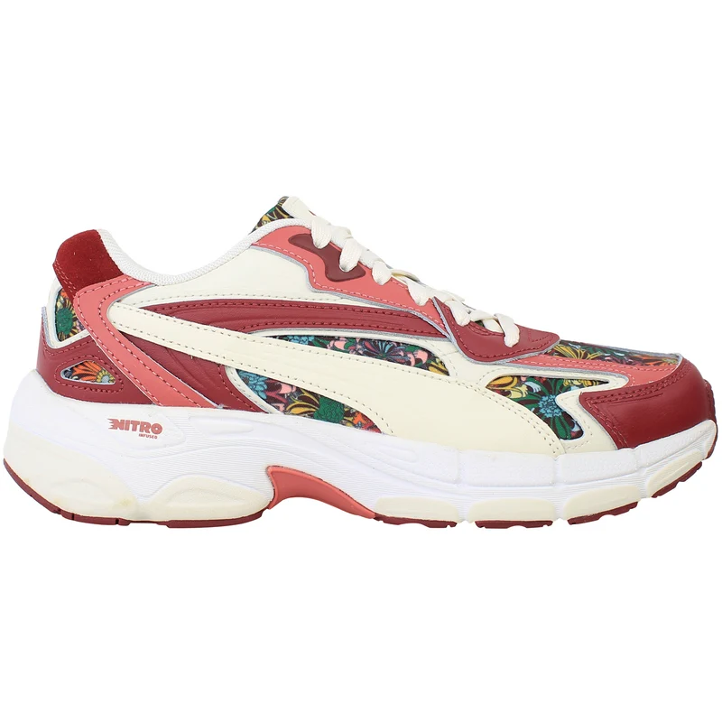 Puma Teveris Nitro Liberty Womens Dark Red Trainers 3.5